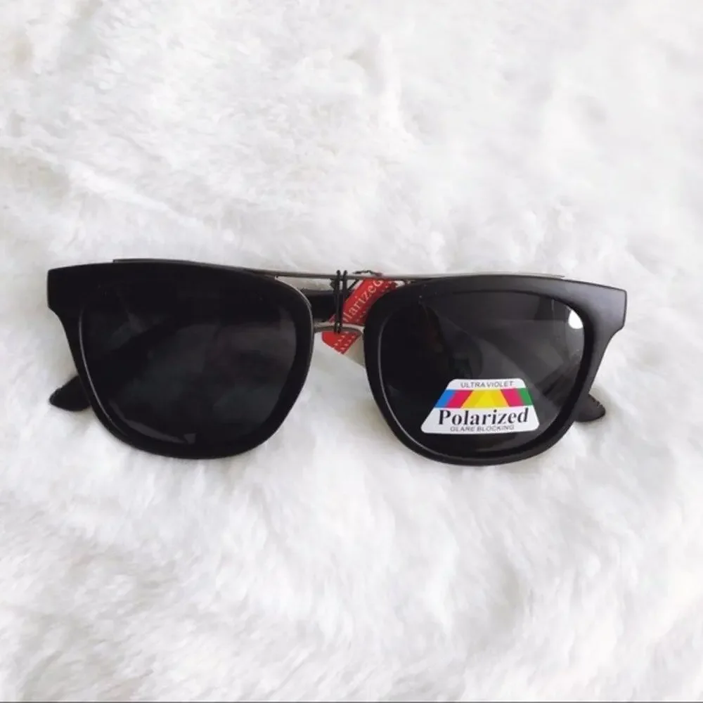 Ashe Matte Black Polarized Sunglasses